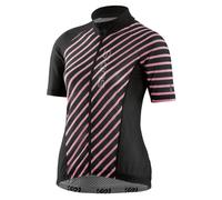 SKINS Cycle Womens Lovecat X-Light Short Sleeve Full Zip Jersey - Black/Cosmo