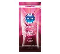 Skins Excite Tingling Water Based Lubricant - 5ml Foil