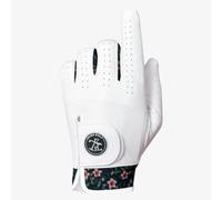 Skins Golf Gloves - Totally Unique Designs | AAA Cabretta Leather | Mens Golf Glove | Sizes S-XL | Wear on Left Hand (The Azalea, M)