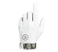 Skins Golf Gloves - Totally Unique Designs | AAA Cabretta Leather | Mens Golf Glove | Sizes S-XL | Wear on Left Hand (Dia de los Muertos, XL)