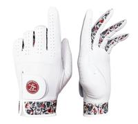Skins Golf Gloves - Totally Unique Designs | AAA Cabretta Leather | Mens Golf Glove | Sizes S-XL | Wear on Left Hand (Illuminati, XL)