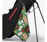 Skins Golf Towel - Unique Microfiber Golf Towel - Casino Royale - 15” x 24” - The Perfect Golf Gift - Super Absorbant and Effortlessly Stylish