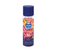 Skins Mango & Passionfruit Water-Based Lubricant 130ml - Exotic Edible Lube Gel for Oral Pleasure & Intimate Use - Flavoured Lube for Flavoured Licks - Vegan, Sugar-Free, Non-Sticky Sex Lubricant