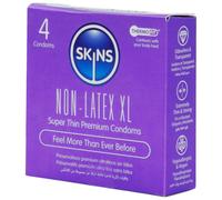 Skins Non-Latex XL Super Thin Premium Condoms, 4 Pack