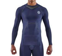 Skins Series 3 Long Sleeve Top Navy Blue