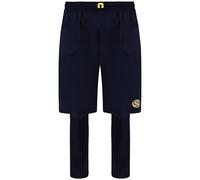 Skins Series-5 Mens Navy Travel And Recovery Long Tights - Blue Nylon - Size Small