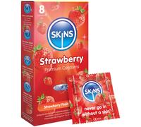Skins Strawberry Premium Condoms (8 Pack)