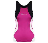 Skins Triathlon Compression Sleeveless Pink Womens Racer Back Top T49085051 - Black Textile - Size Medium