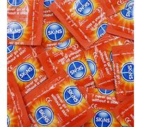 Skins Ultra Thin Condoms Big Box - Condoms Bulk Pack 100 with Extra Lubrication for a Safer & Better Sensation; Premium Ultra Thin Condoms Bulk for Maximum Enjoyment