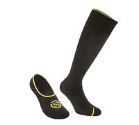 Skins Unisex Adult Series-3 Travel Socks - Black - Black - M