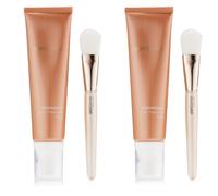 SkinSense C24 AHA Treatment Mask 100ml & Brush Duo