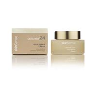SkinSense Ceramide24 Rich Repair Cream 50ml, Premium Moisturiser for Sensitive Skin, Fragrance-Free Face Cream, Ceramide Day and Night Cream for Dry Skin, Skin Barrier Repair Cream