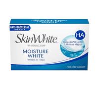 SkinWhite Classic MoistureWhite Soap 125g | Skin Whitening & Deep Moisturizing Bath Soap with Hyaluronic Acid | Hydrates, Softens & Brightens for Visibly Fairer, Radiant Skin in 7 Days