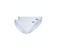 Skiny Men's Cotton Retro G-String (Pack of 2), White (080691), L