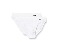 Skiny Men's Herren Brasil Slip 2er Pack Cotton Advantage Boxer Briefs, Opaque, Weiß, XL (Pack of 2)