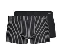 Skiny Men's Herren Pant 2er Pack Micro Multipack Hipsters, Opaque, blackstripe Selection, 2XL (Pack of 2)