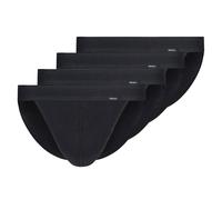 Skiny Men's Tanga Briefs, 4-Pack - Cotton Retro, Underwear, Fine Rib, Cotton...