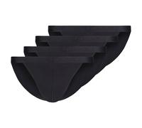 Skiny Men's Thong Panties, 4er Pack - Cotton Retro, Underpants, Fine Rib, Cotton