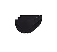 Skiny Women's 81482 Briefs (Pack of 3), Black (Black 7662), 12 (Brand size: 38)