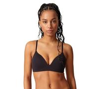 Skiny Women's Da. Triangel Gepaddet Bra, Opaque, Black, 36A