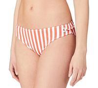 Skiny Women's Damen Rio Slip Surf Girl Bikini Bottoms, burntochre Stripes, 38