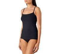 Skiny Women's Damen Spaghettishirt 2er Pack Micro Advantage Undershirt, Black, 42 (Pack of 2)