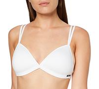 Skiny Women's Essentials Women / Gepaddet Triangle Everyday Bra, White (white 0500), 32B (Manufacturer Size: 70B)