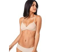 Skiny Women's Multifunctional Wireless Padded Bra Micro Essentials, Beige, 32C