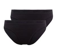 Skiny Women's Rio Slip, 2 Pack - Underwear, Cotton, Logo Waistband
