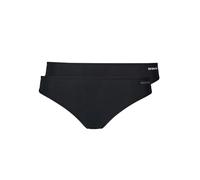 Skiny Women's Thong (Pack of 2), Black (Black 7665), S