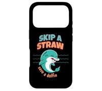 Skip A Straw Save The Dolphins Earth Day Protect Oceans Case for iPhone 17 Pro