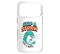 Skip A Straw Save The Dolphins Earth Day Protect Oceans Case for iPhone 17 Pro