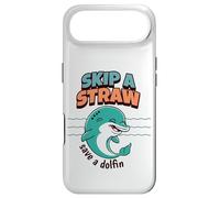 Skip A Straw Save The Dolphins Earth Day Protect Oceans Case for iPhone Air