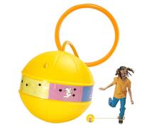 Skip Ball Ankle Toy - Colorful PP Jump Rope, Bouncy Swing Ball, Fun Kids Exercise Game With Lightweight Smooth Rolling Action | Active Play Accessory For Children Adults Teens Outdoor Indoor Fitness