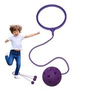 Skip Ball For Outside - Outdoor Swing Activity Toy, Ankle Motion Game Ball, Kids Coordination Play Device, Backyard Garden Beach Camping School Break Fitness Recreation Movement Training Toy Set