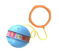 Skip Ball, Swing Ball, Light Up LED Height Adjustable ABS Material Lightweight Portable Balance Builder Coordination, Jump Rope for Kids Boys Outdoor Indoor, 4.33Inches, Blue