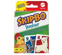 Skip Bo Junior Card Game in with 2 Levels of Play, 112 Cards, Sequencing Entertainment for 2 to 4 Players Ages 5 Years & Older, HHB37