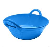 Skip Feed Bucket Feeder Trough with Integrated Handles Small Skip S1 for Animal Feed - 11L - Blue