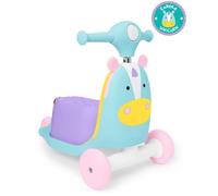 Skip Hop 3-in-1 Baby Activity Push Walker to Toddler Scooter Zoo Unicorn