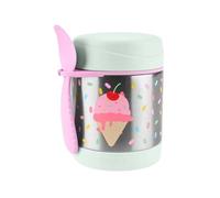 Skip Hop 9O285410 av2023-Skip Hop Insulated Baby Food jar Sparks r-67828a7e, Stainless Steel, PP lid and Spork, Ice Cream