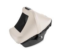 Skip Hop All Seasons Baby Car Seat Cover 4 in 1 Universal Fit with UPF40+ Sunshade and Water Resistant Fabric Oat