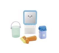 Skip Hop Baby Bath Toy Fresh & Clean Mirror Fun 4-Piece Mirror & Sink Pretend Play Set and Bathtub Sensory Development Toy Age 12m+