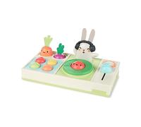 Skip Hop Baby Musical DJ Set Toy with Lights, Songs, Sound Effects, and Soft Textures, Farmstand Let The Beet Drop DJ Set (9M919210)