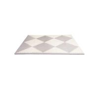 Skip Hop Baby Play Mat Interlocking Foam Floor Tiles 70"""" x 56"""" Playspot Grey/Cream