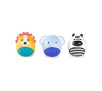 Skip Hop Baby Toy Maracas Jungle Beats Egg Shaker Musical Toy 3-Piece Set