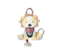 Skip Hop Bandana Buddies Soft Textured Baby Activity and Teething Toy for Multi-Sensory Play with Rattles, Crinkle Sounds, Squeaker and Mirror, Attaches to Stroller and Car Seat, Lion, Age 0+