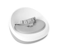 Skip Hop Booster Seat for Dining Table, Sleek Seat Booster, Grey/White