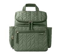 Skip Hop Diaper Bag Backpack: Forma, Multi-Function Baby Travel Bag with Changing Pad & Stroller Attachment, Sage