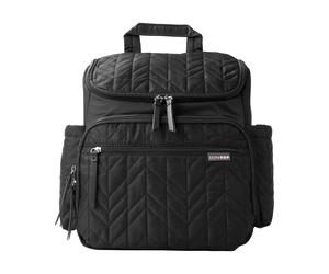Skip Hop Diaper Bag Backpack: Forma Multi-Function Baby Travel Bag with Changing Pad & Stroller Attachment Jet Black