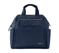 Skip Hop Diaper Bag Backpack: Mainframe Large Capacity Wide Open Structure with Changing Pad & Stroller Attachement, Midnight Navy